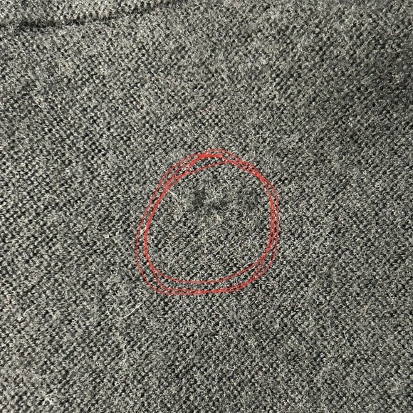 St. John Black 100% Wool Funnel Neck Short Sleeve Sweater Medium - Picture 7 of 8